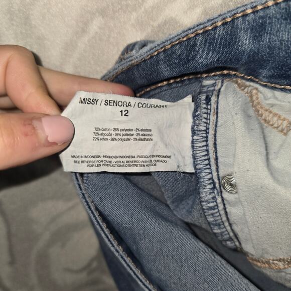 Bandolino Amy Blue Jeans Women's Size 12 - Picture 4 of 9